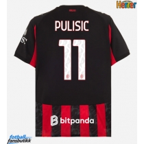 AC Milan Christian Pulisic #11 Hjemmedrakt 2025-26 Kortermet